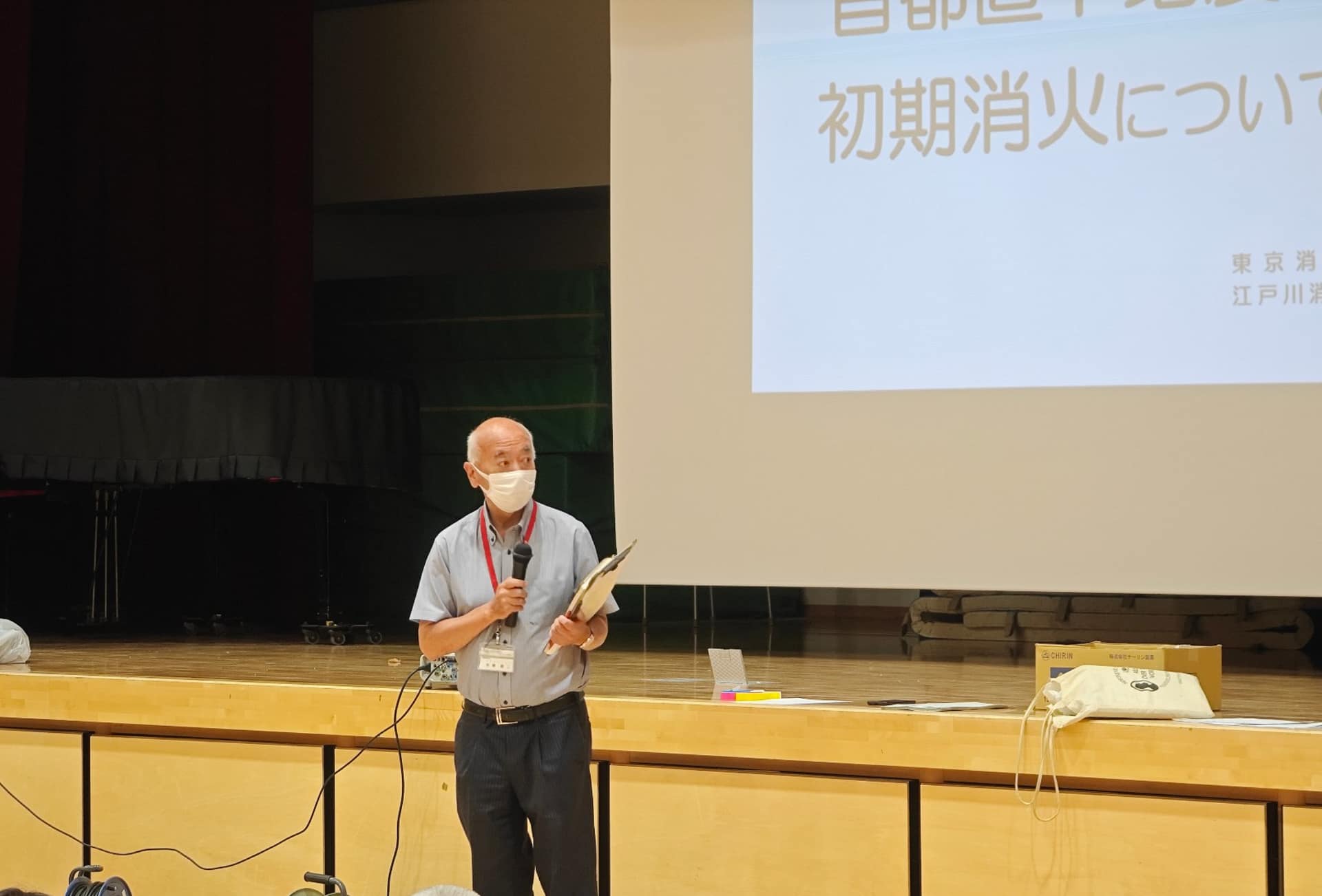 小松川中学校　折橋信二校長の挨拶