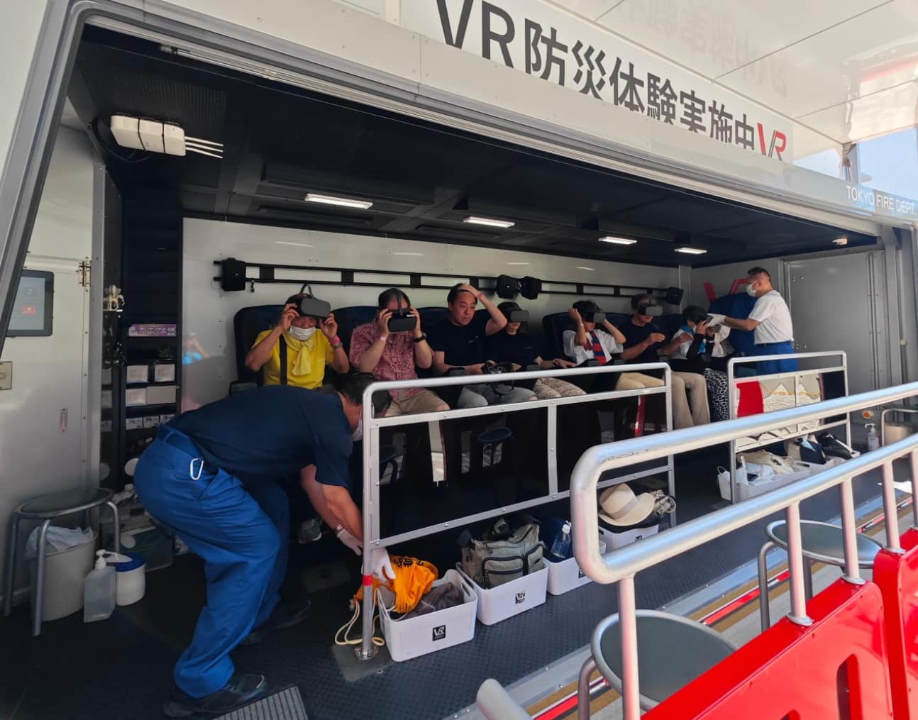 身体防護訓練(VR体験車) 身体防護訓練(VR体験車)